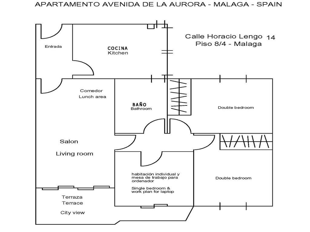 Apartamento Avenida Aurora 말라가 외부 사진